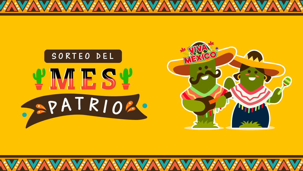 Sorteo del Mes Patrio de México en Instagram