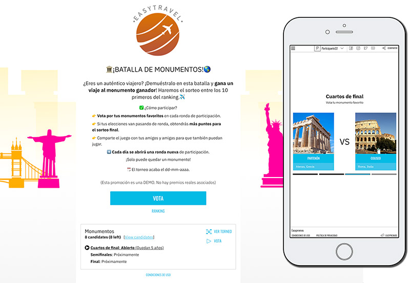 ejemplo de campeonato entre monumentos