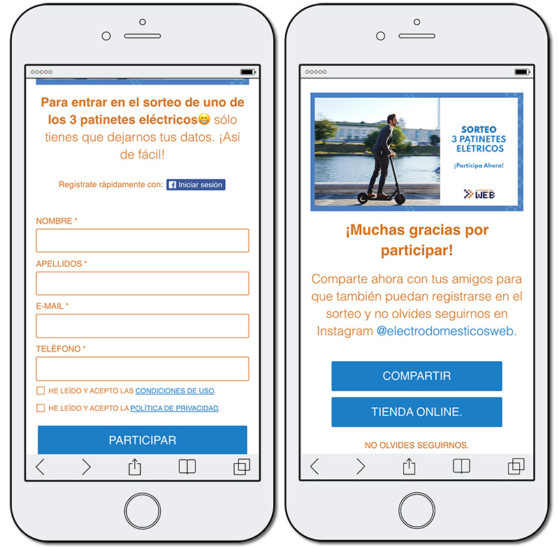 ejemplo de formulario de registro para captar datos
