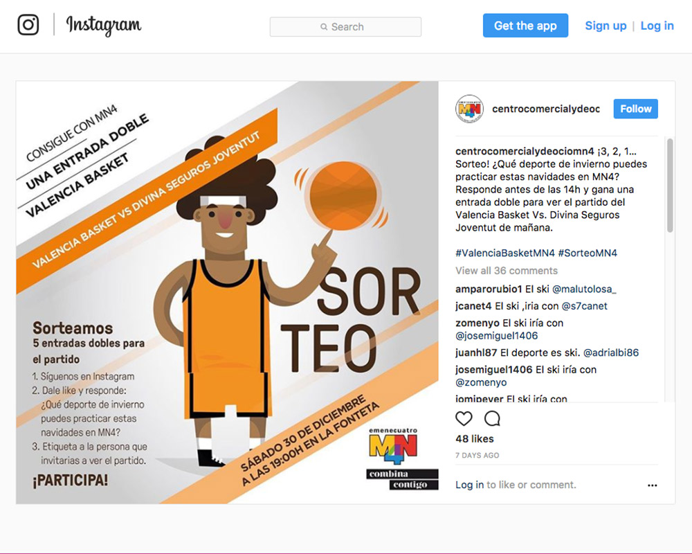 ejemplo centro comercial