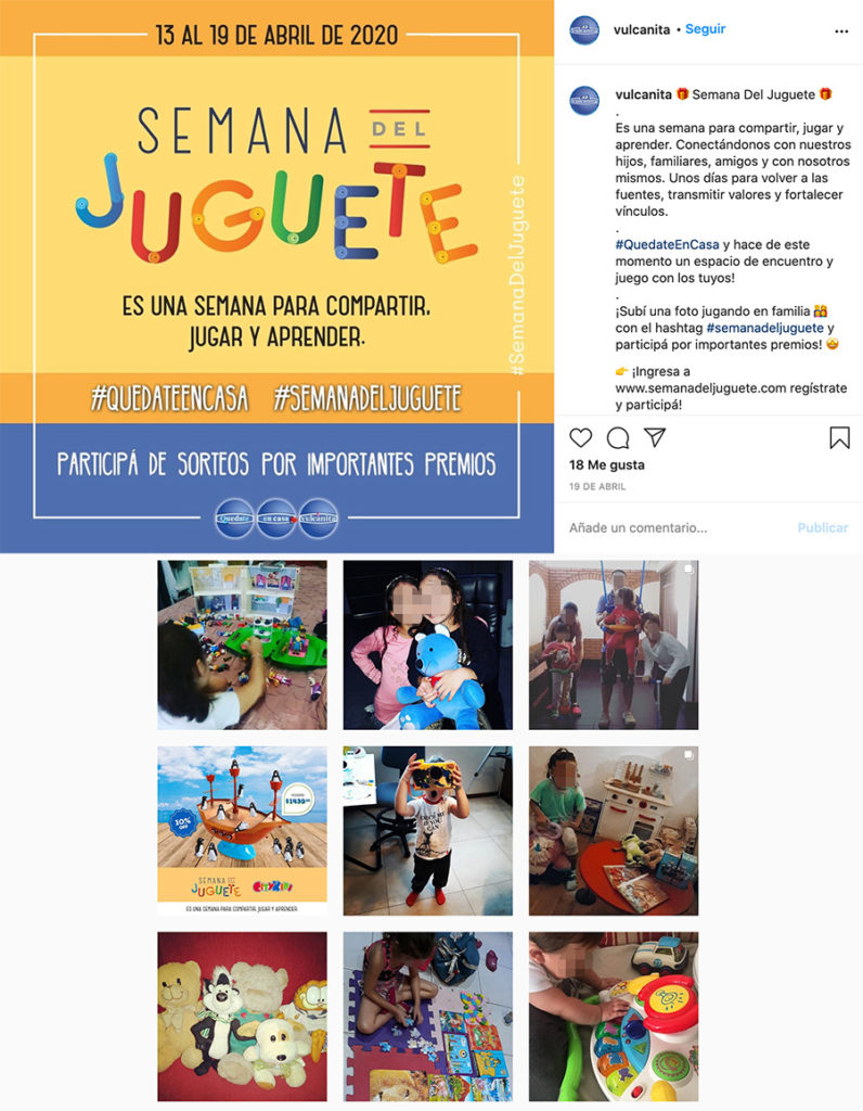 ejemplo de concurso hashtag + registro para conseguir UGC