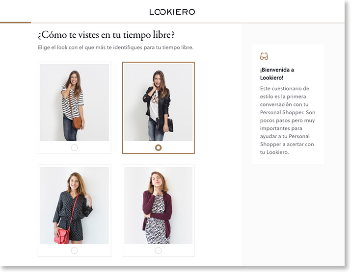 Ejemplo de recomendador de Lookiero