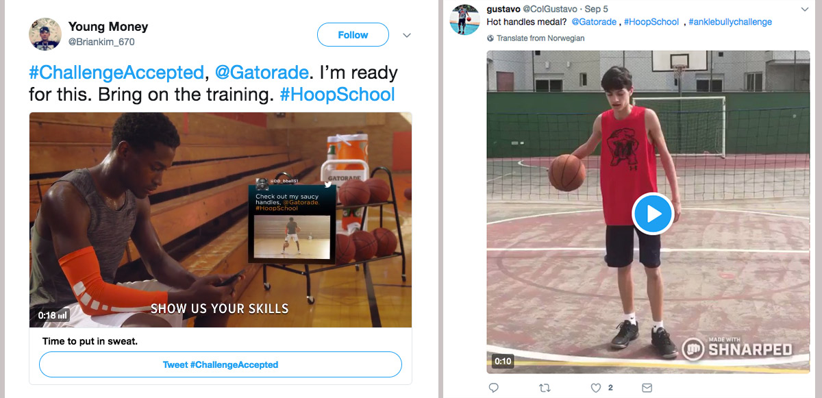 ejemplo de un premio para un concurso de retos en twitter