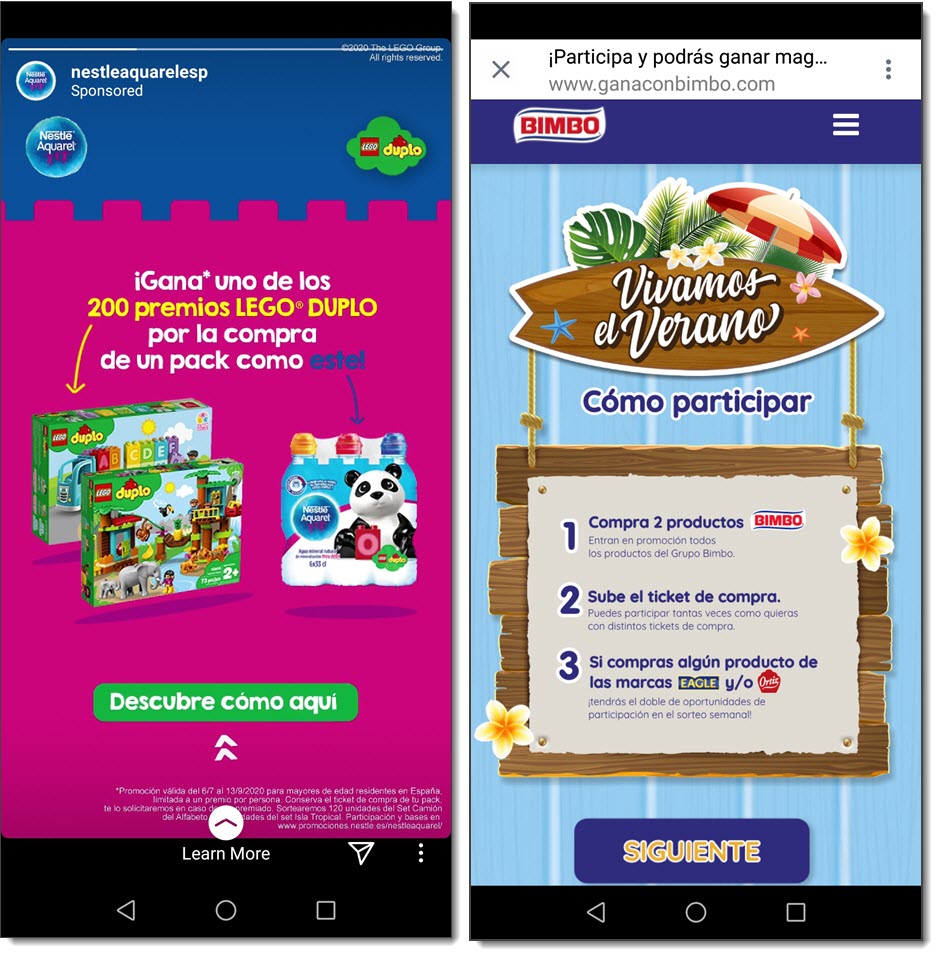 instrucciones promocion validar codigos