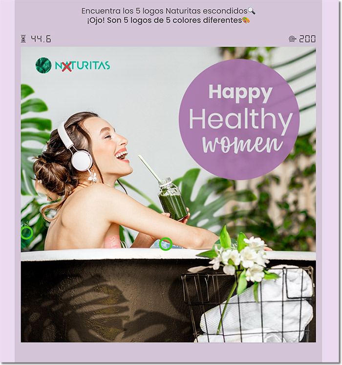 Ejemplo objetos ocultos de Naturitas