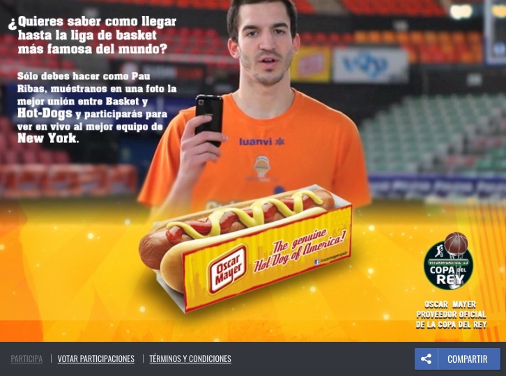 Basketball promotion ideas: Oscar Mayer photo contest