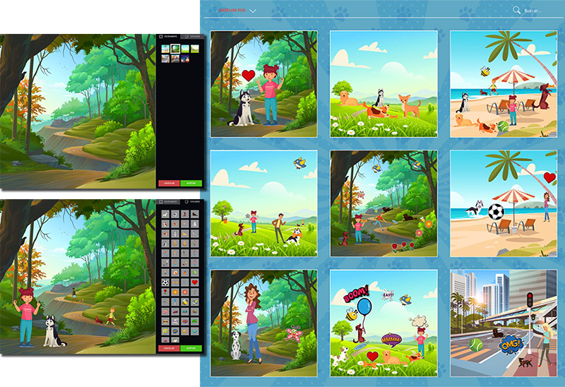 ejemplo de juego interactivo