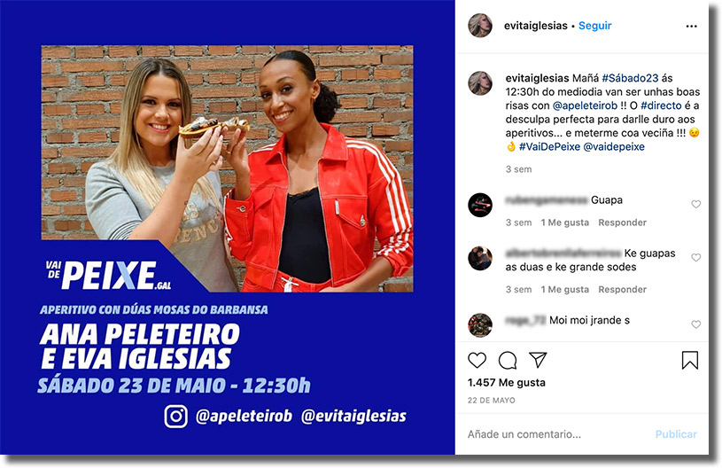 VaidePeixe acción con influencers