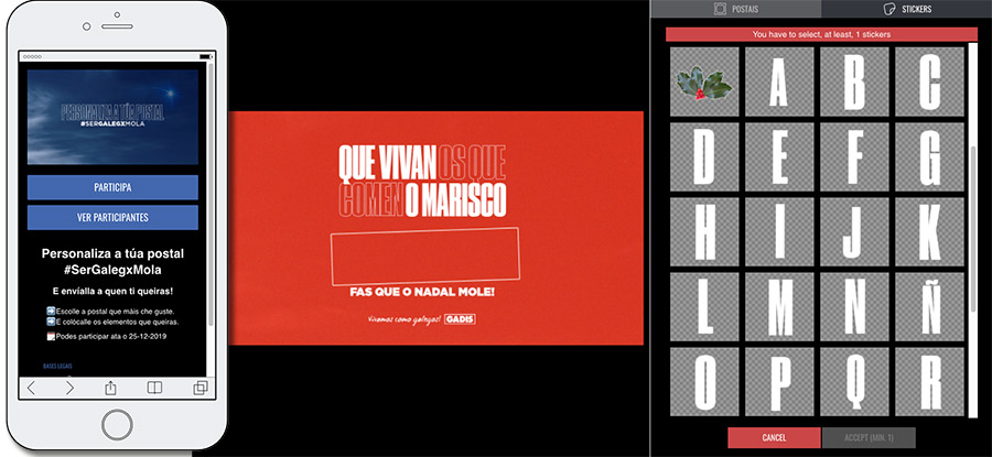 ejemplo de promoción hecha con la app escenarios