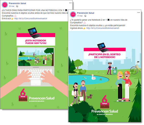 comunicacion redes juego aniversario marca