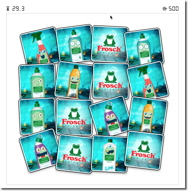 juego de memoria de Frosch