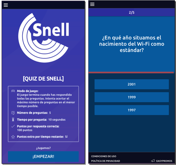 ejemplo quiz sorteo linkedin
