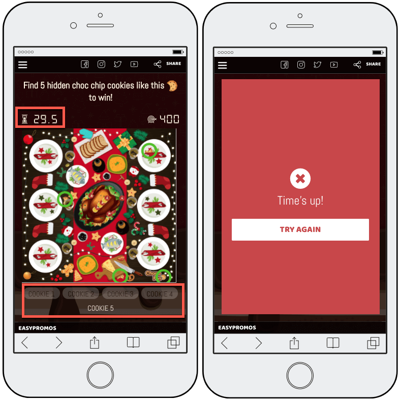 Branded Hidden Objects game