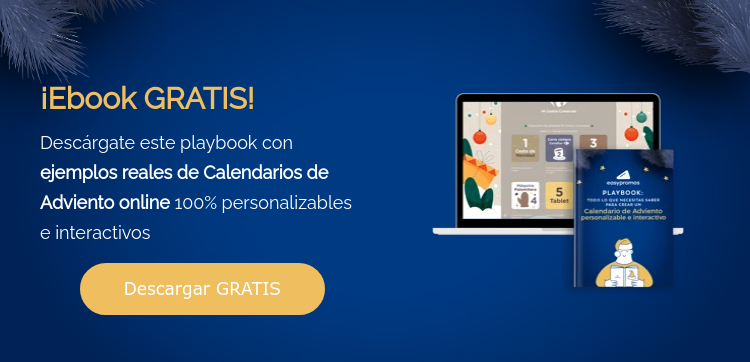 &iexcl;Ebook GRATIS! Desc&aacute;rgate este playbook con ejemplos reales de Calendarios de Adviento online 100% personalizables e interactivos &nbsp;