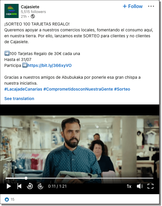 sorteo registro linkedin