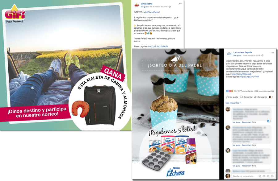 sorteo dia del padre en facebook