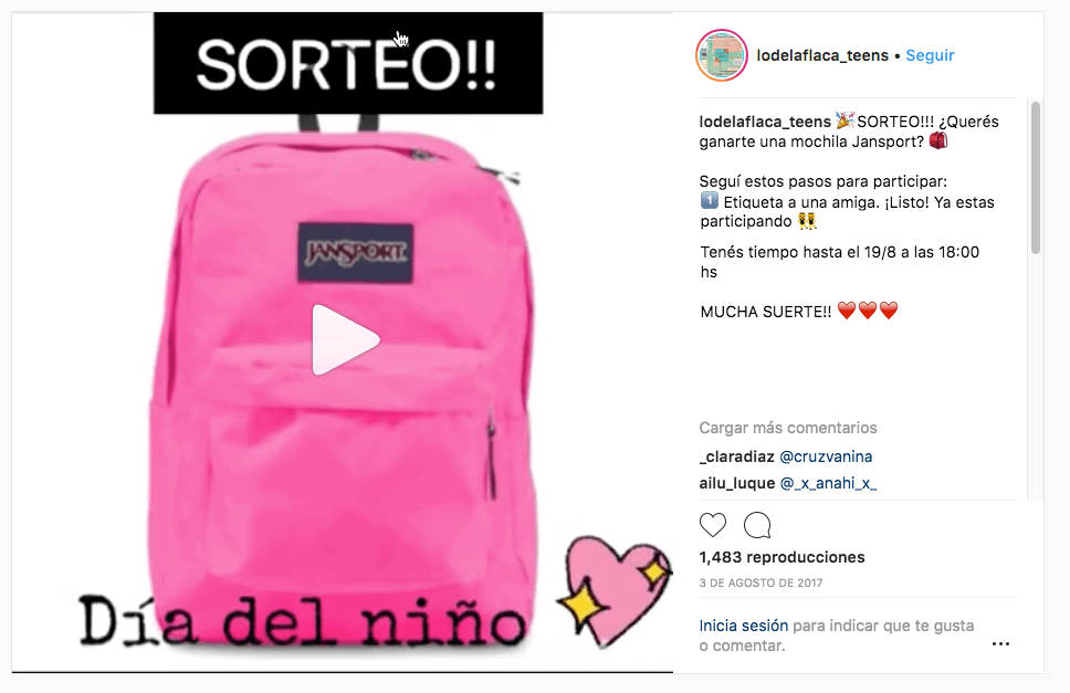 ejemplo del día del niño