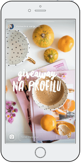 Instagram story giveaway followers